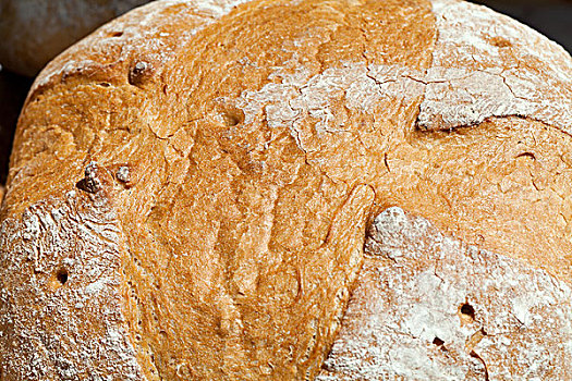 大,长条面包,传统,烤