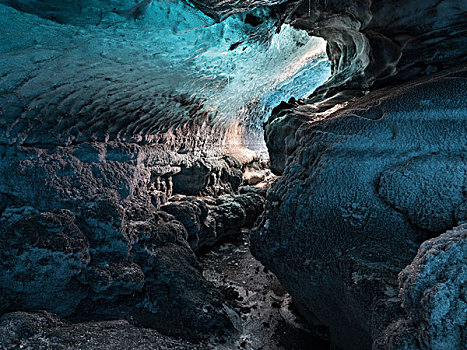 冰,洞穴,冰河,瓦特纳冰川,国家公园,大幅,尺寸