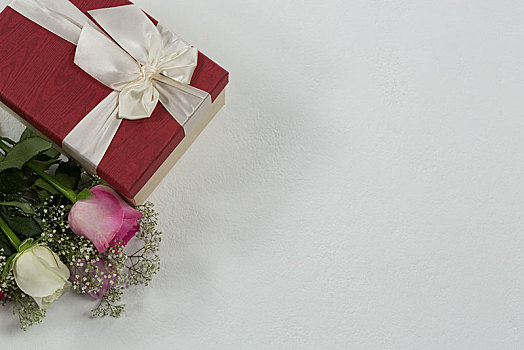 花束,礼物,白色背景,背景