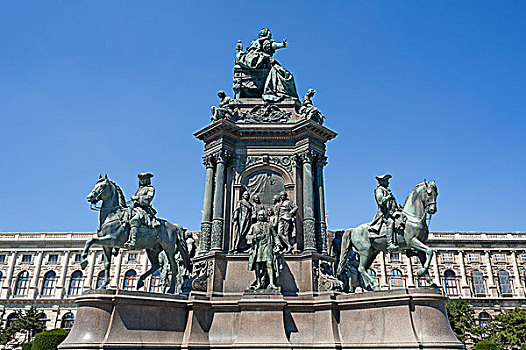 纪念建筑,玛丽亚,维也纳,奥地利,欧洲