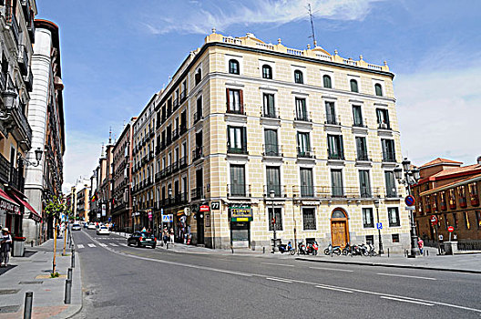 主要街道,马德里,西班牙,欧洲