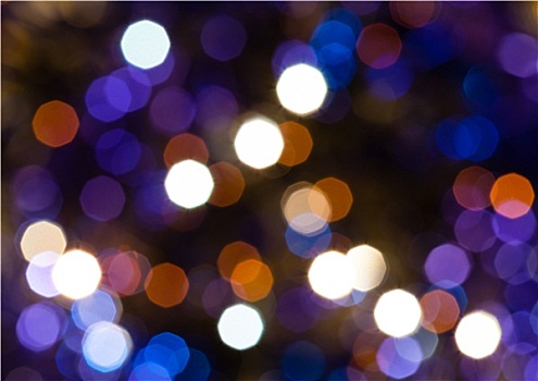 深蓝,紫色,闪闪发光,圣诞灯光