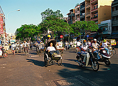 交通,胡志明,越南