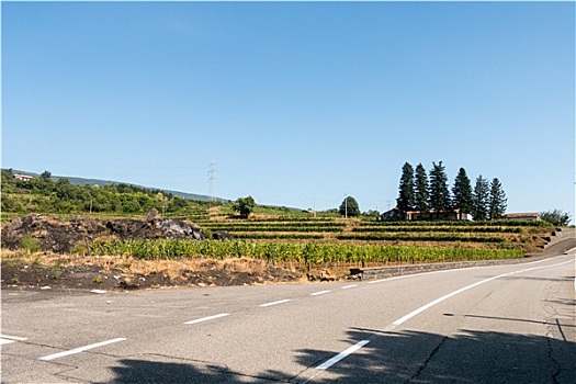 埃特纳火山,道路