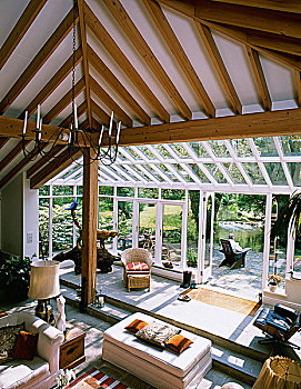 俯视图,起居室,拱顶,吊顶,温室,玻璃屋顶