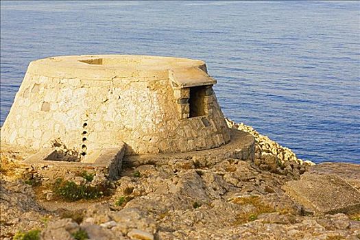 石头,建筑,海岸,卡普里岛,坎帕尼亚区,意大利
