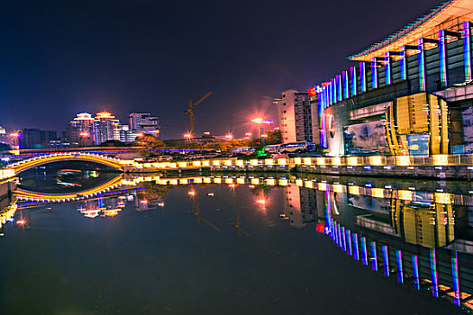 苏州古城夜景