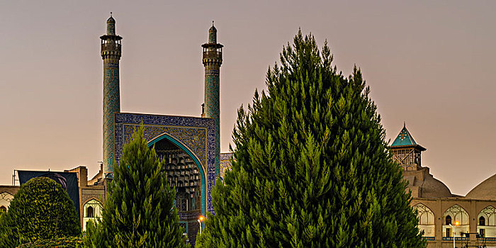伊玛目清真寺,伊斯法罕,黎明