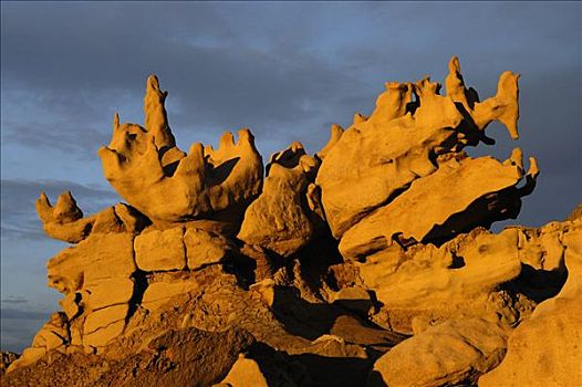 砂岩构造,峡谷,犹他,美国