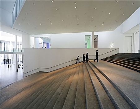 楼梯,博物馆,慕尼黑,上巴伐利亚,巴伐利亚,德国