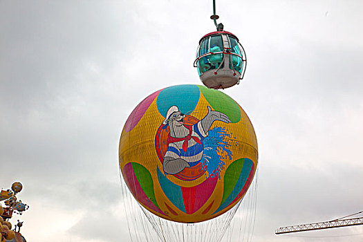 缆车,氦气球,海洋公园,香港