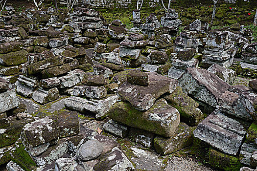 石头,岁月,老,挖掘,墙壁,入口,庙宇,果阿,巴厘岛,印度尼西亚,亚洲