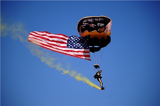 美国,空中,跳伞员,高处,比赛