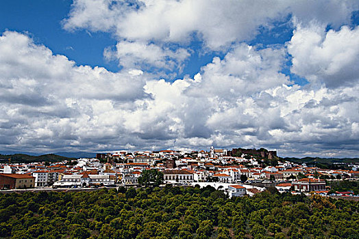 葡萄牙,阿尔加维,城镇,大幅,尺寸
