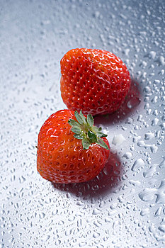 水果水珠草莓