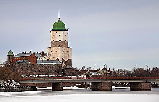 城堡,冬天,季节,俄罗斯