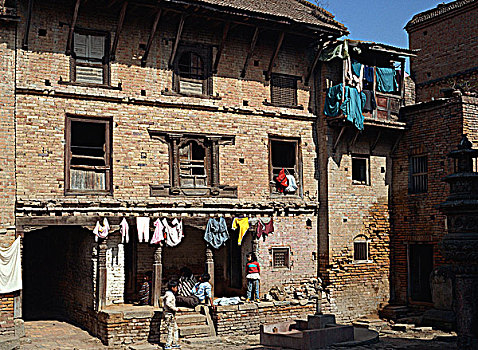 尼泊尔人,住宅,加德满都,尼泊尔