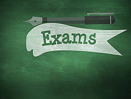 考试,绿色,黑板,文字,钢笔