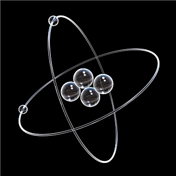 氦气,原子,玻璃