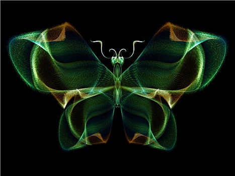 蝴蝶,抽象
