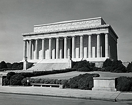 建筑,纪念,林肯纪念馆,华盛顿特区,美国