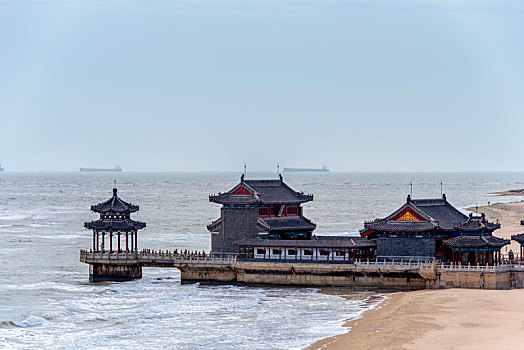 河北秦皇岛山海关老龙头海神庙