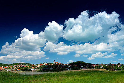 风景,蒂哈尼,巴拉顿湖,匈牙利