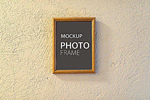 复古相框模板photoframemockup
