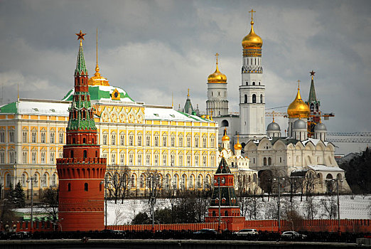风景,莫斯科,克里姆林宫,俄罗斯