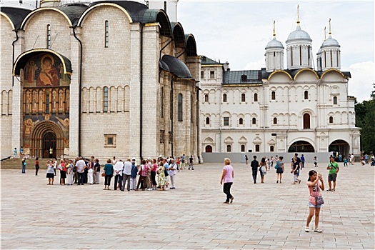 广场,靠近,大教堂,莫斯科,克里姆林宫