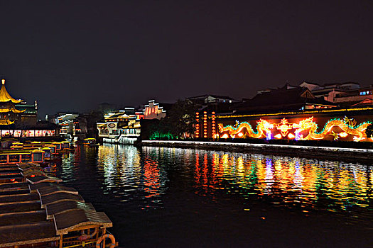 秦淮河夜景