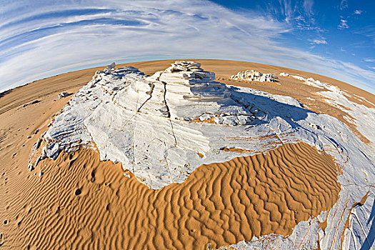 石膏,沙丘,利比亚沙漠,利比亚,撒哈拉沙漠,北非,非洲
