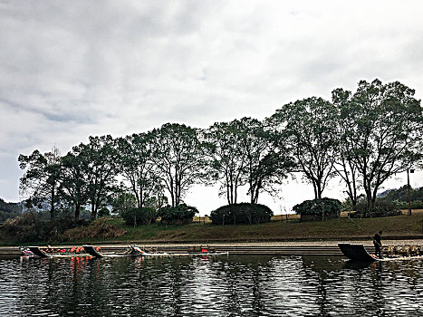 福建武夷山竹筏漂流