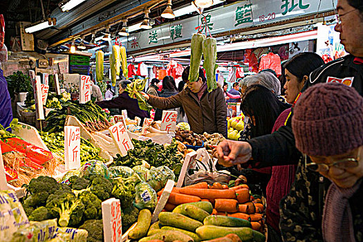 菜市场,采石场,湾,香港