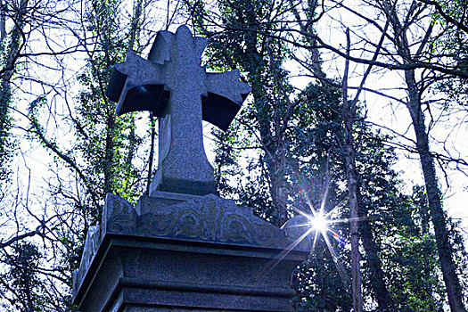 墓碑,墓地,伦敦,英国