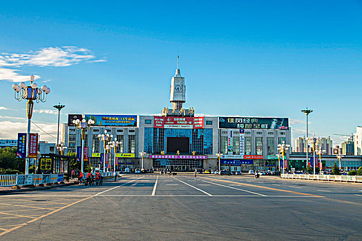 黑龙江省佳木斯市火车站建筑景观