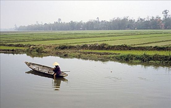 捕鱼者,越南,亚洲