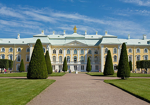 彼得夏宫,宫殿,彼得斯堡,俄罗斯,欧洲