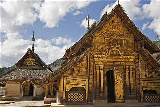 缅甸,华丽,16世纪,寺院,哈欠,山,损坏,地震