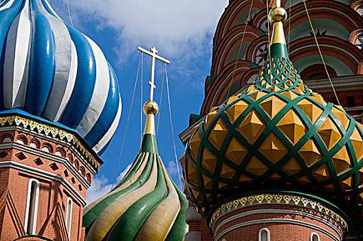 俄罗斯,莫斯科,红场,大教堂,护城河