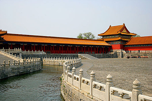 北京故宫与护城河