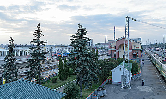 火车站,建筑,城市,俄罗斯