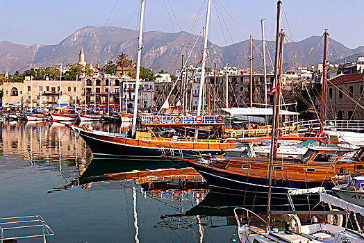 港口,凯里尼亚,塞浦路斯北部