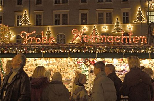 圣诞市场,愿望,德国