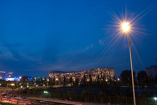 奥运场馆－鸟巢夜景