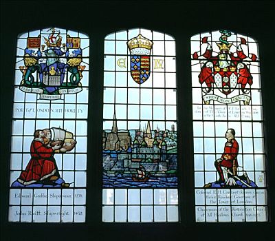 彩色玻璃窗,教堂,伦敦,艺术家