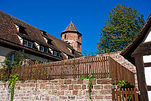 教堂,院落,黑森林,巴登符腾堡,德国,欧洲
