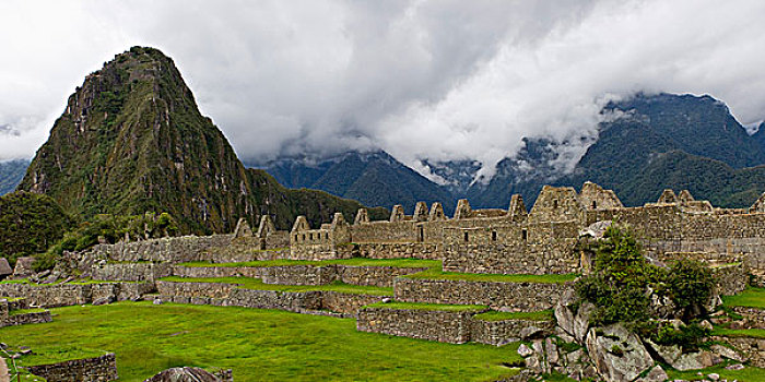 石头,建筑,马丘比丘,秘鲁