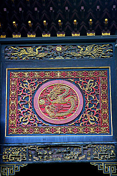重庆湖广会馆－－禹王宫牌楼上的雕刻