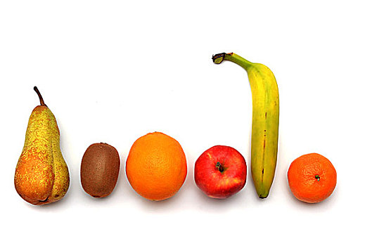 多样,水果,柑橘,苹果,梨,香蕉,猕猴桃,橙子